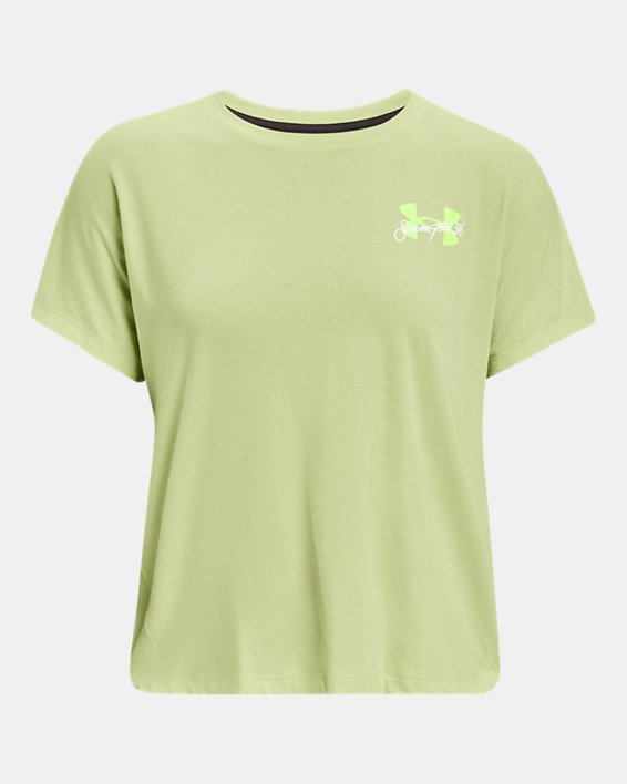 Women's UA Summer Graphic T-Shirt in Green image number 4